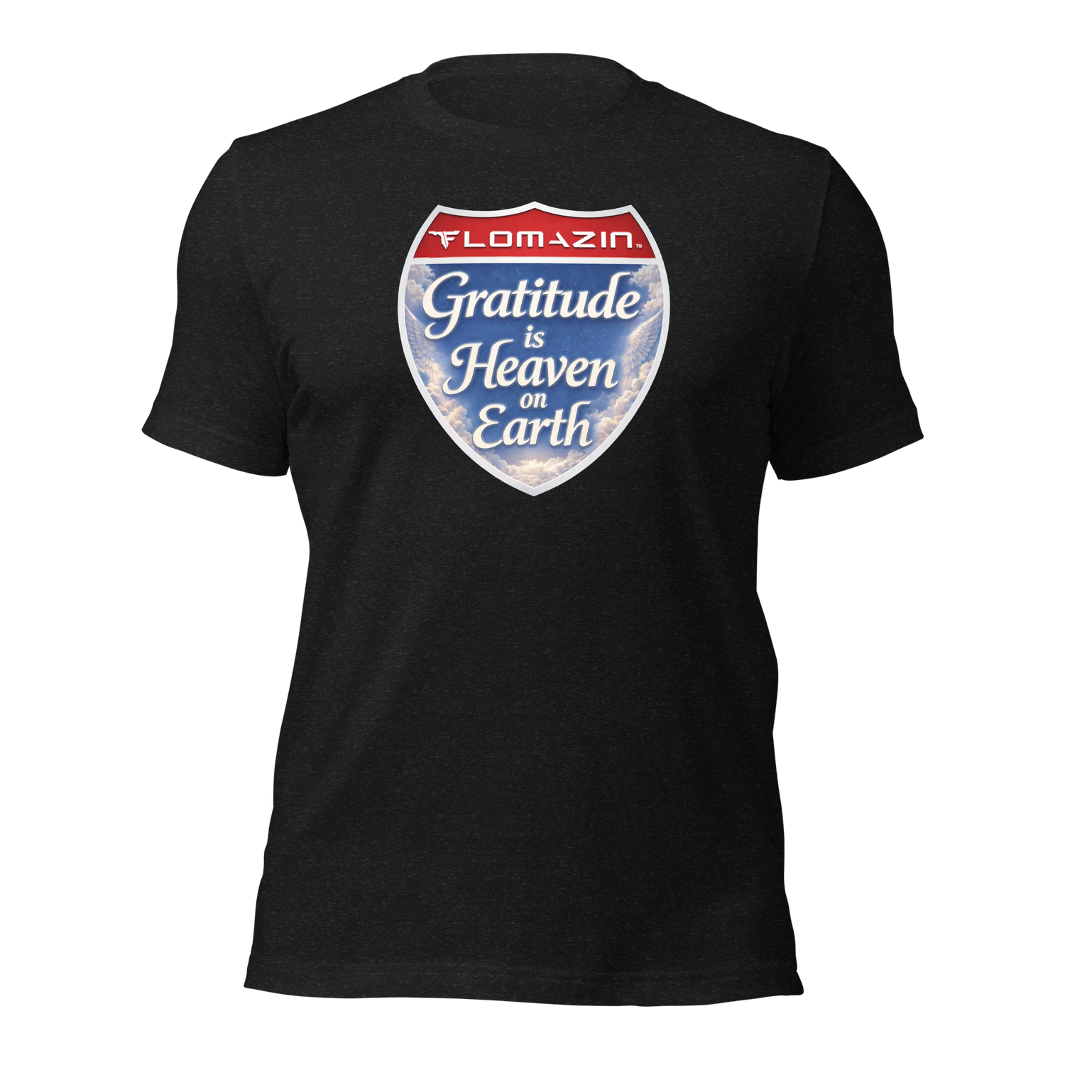FLOMAZIN GRATITUDE IS HEAVEN ON EARTH Premium Unisex T-Shirt