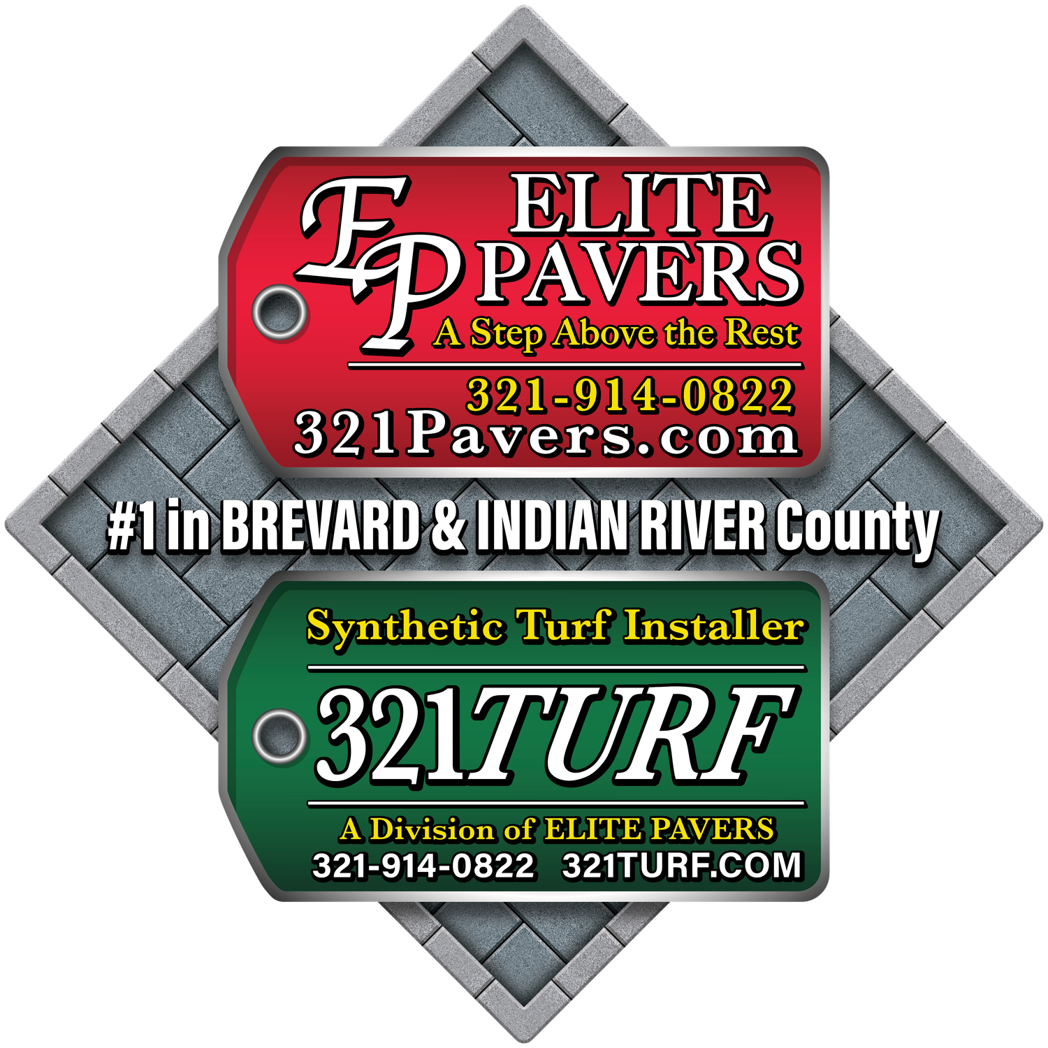 Elite Pavers Custom Yard Signs