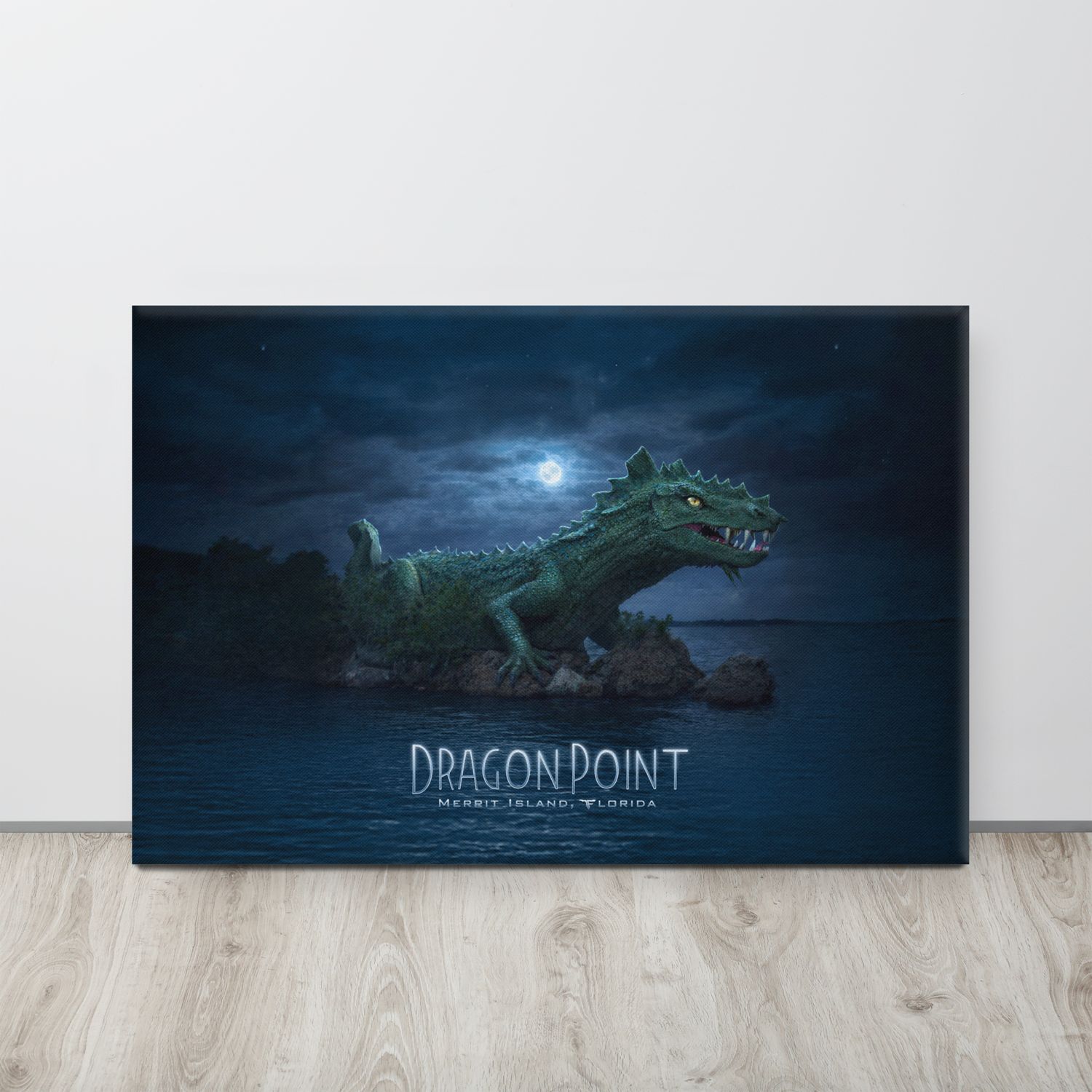 DRAGON POINT | Merritt Island, FL Canvas by FLOMAZIN