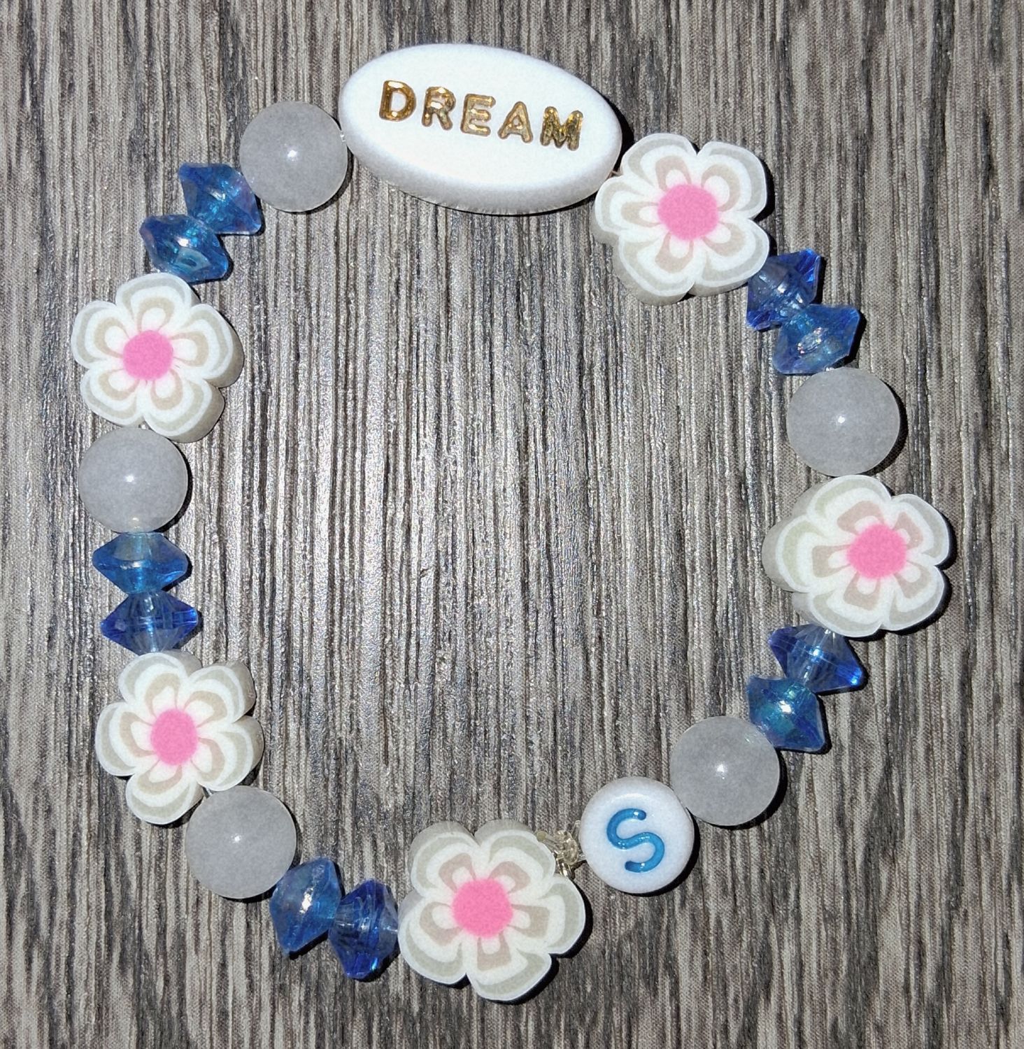 "The Dreaming White Sky" Kids' Beaded Bracelet by SHYNAI