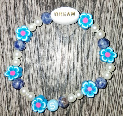 "The Dreaming Flower Pearl" Women's Beaded Bracelet by SHYNAI