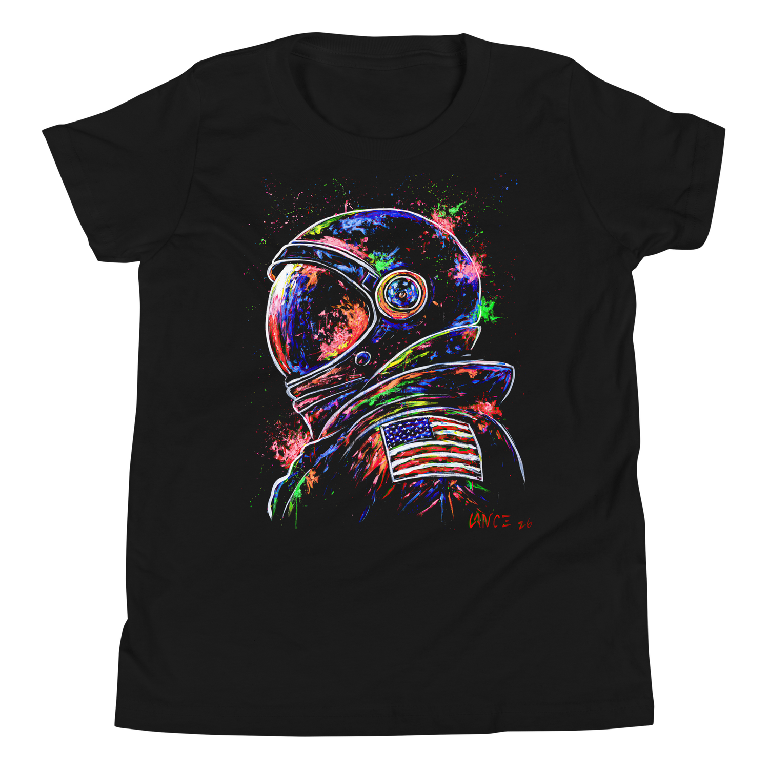 Drawn by Lance ASTRONAUT Premium Youth Short Sleeve T-Shirt