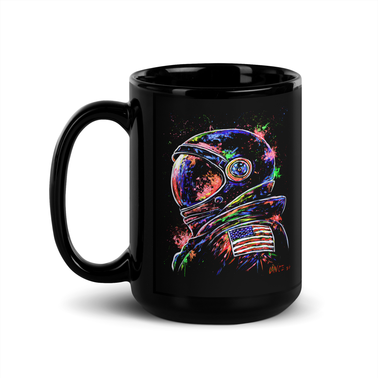 Drawn by Lance ASTRONAUT Coffee Mug