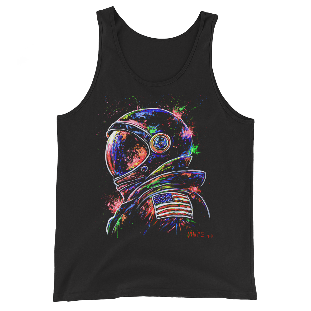 Drawn by Lance ASTRONAUT Premium Men's Tank Top