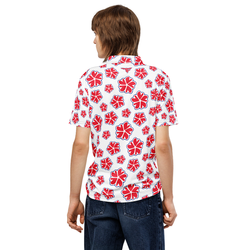 CHEZ QUAN'S FLORAL Flomazin FloFormance Premium Polo