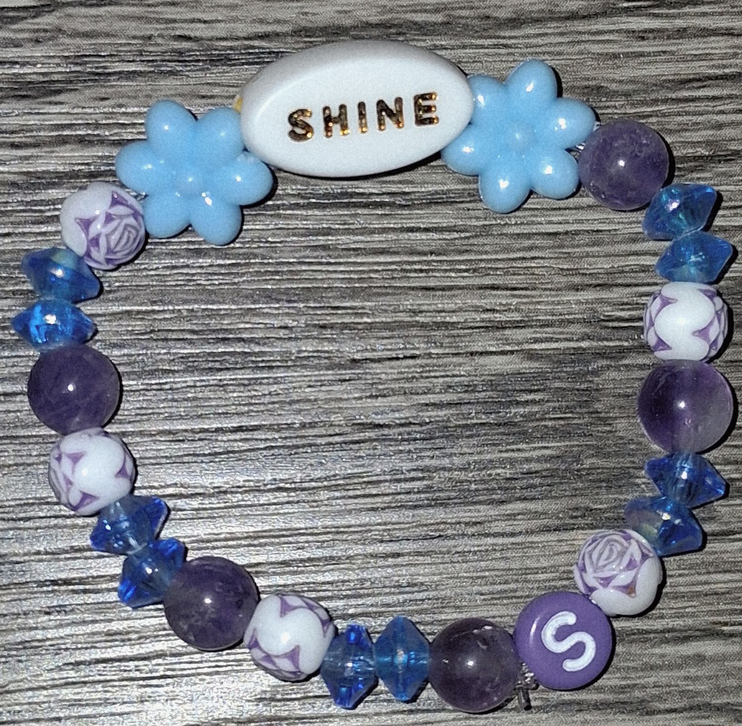 "The Shining Sky Flower" Kids' Beaded Bracelet by SHYNAI