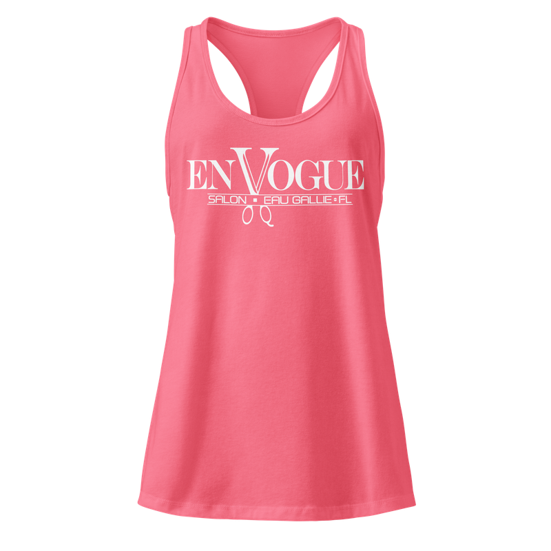 EN VOGUE SALON EGAD Women’s Fitted Racerback Tank Top