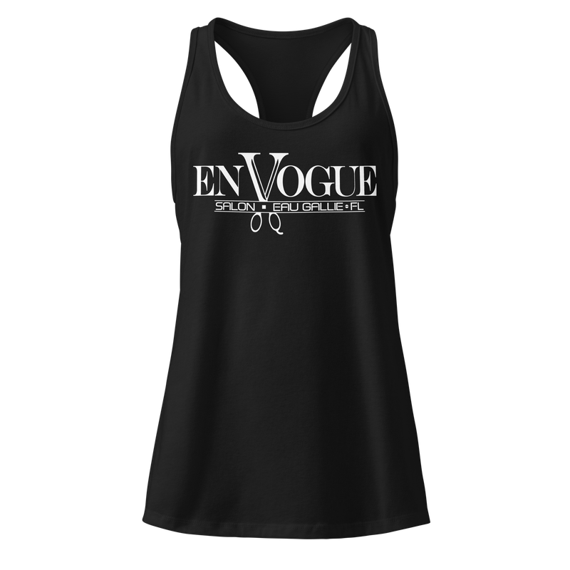 EN VOGUE SALON EGAD Women’s Fitted Racerback Tank Top