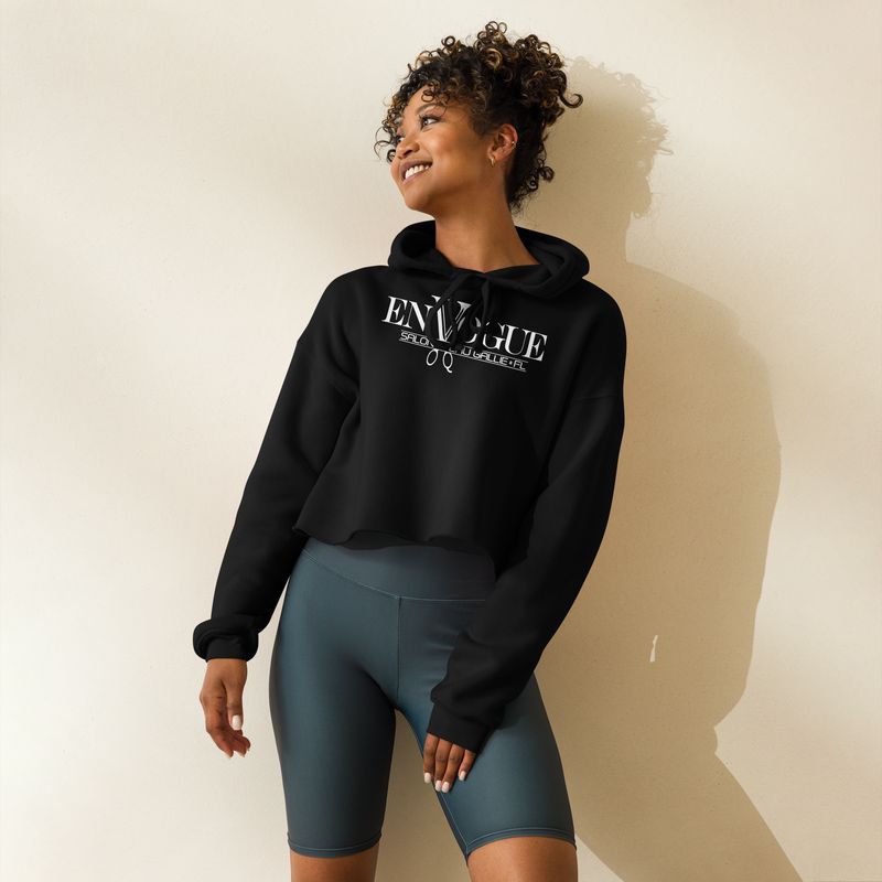 EN VOGUE SALON EGAD Crop Hoodie