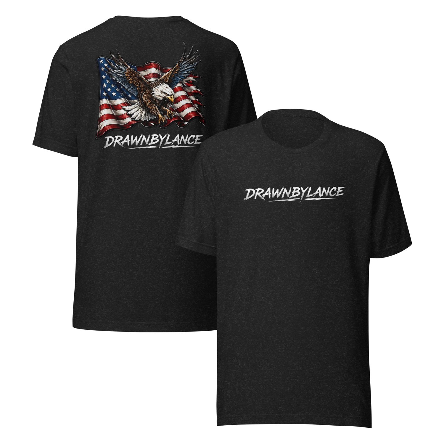 Drawn by Lance EAGLE US FLAG LOGO Premium Unisex T-Shirt