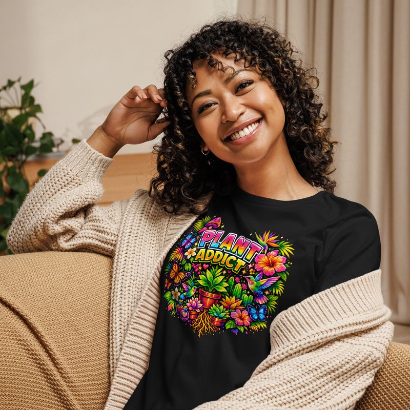 PLANT ADDICT Premium Women's Relaxed T-Shirt