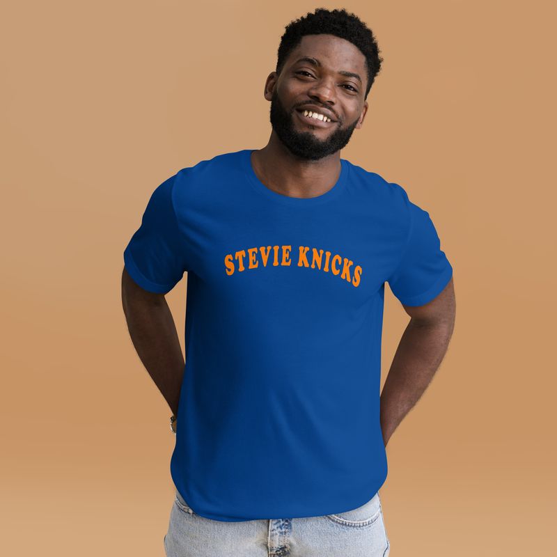 STEVIE KNICKS Retro Basketball Tee Shirt