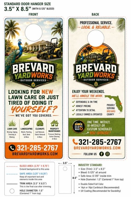 Door Hangers - 3.5" x 8.5"