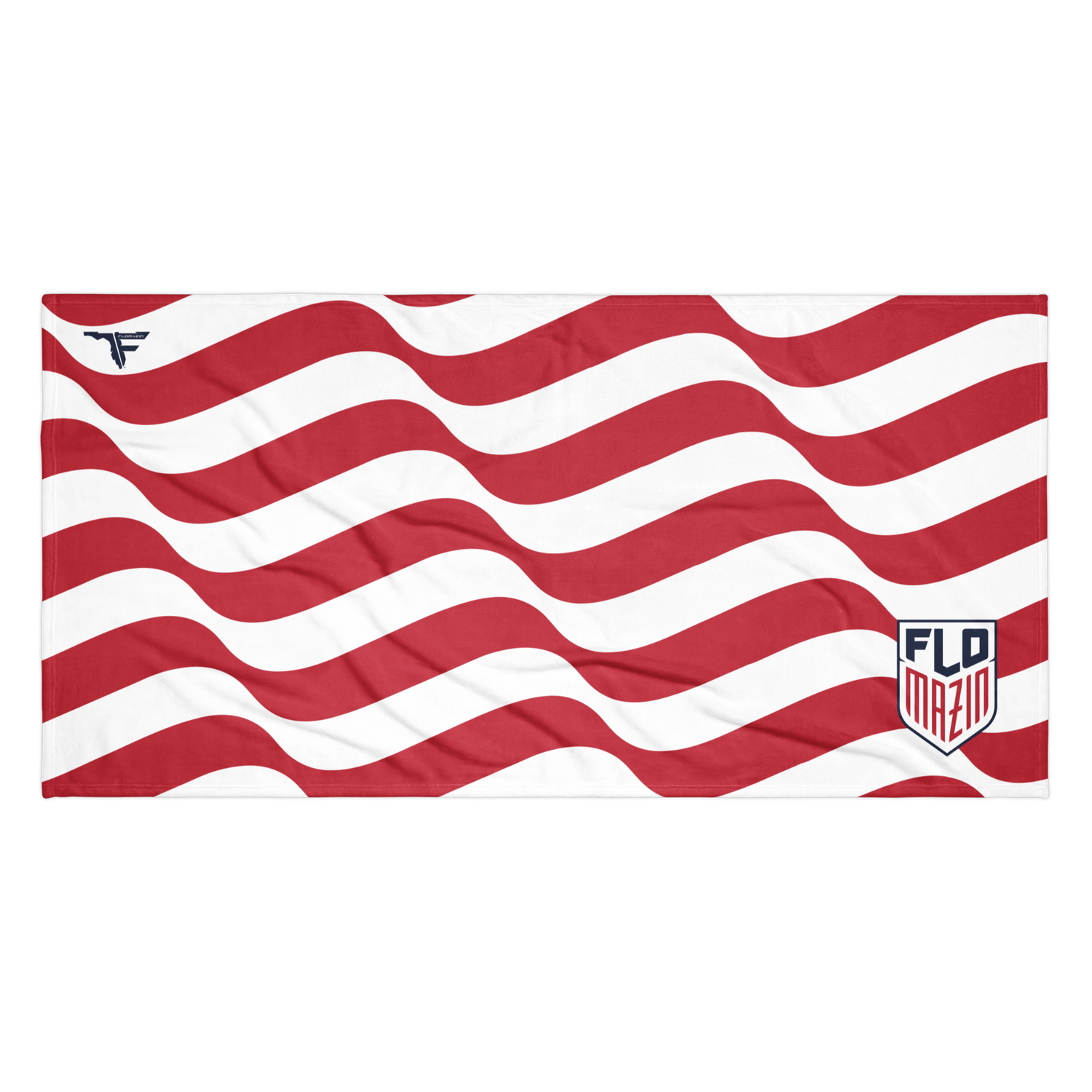 FLOMAZIN USAMAZIN FREEDOM WAVE Patriotic Towel