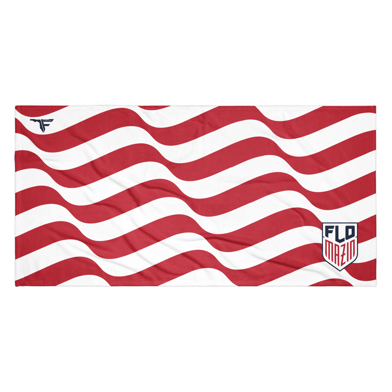 FLOMAZIN USAMAZIN FREEDOM WAVE Patriotic Towel