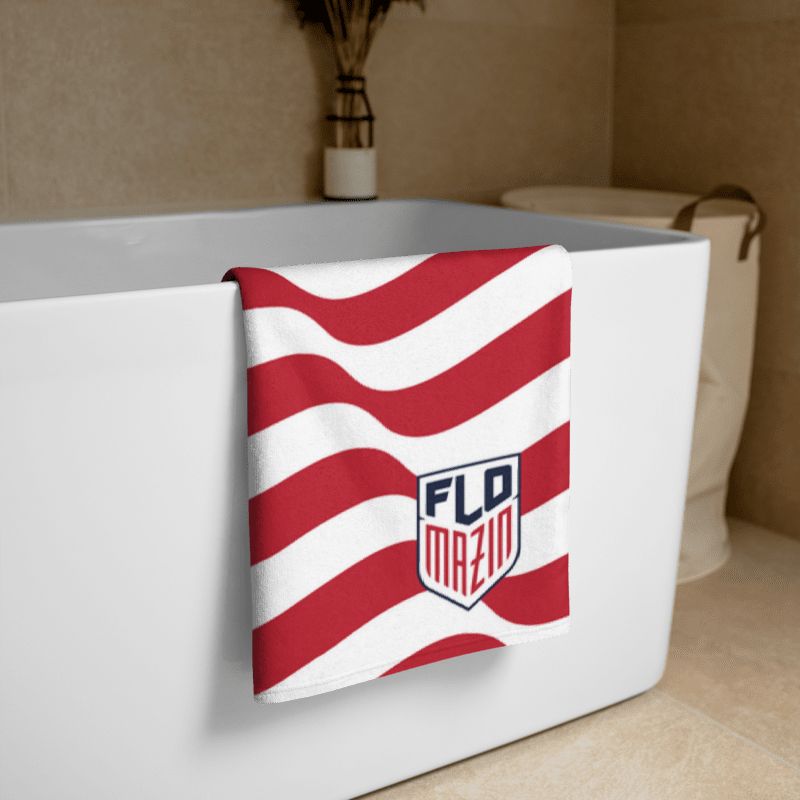 FLOMAZIN USAMAZIN FREEDOM WAVE Patriotic Towel