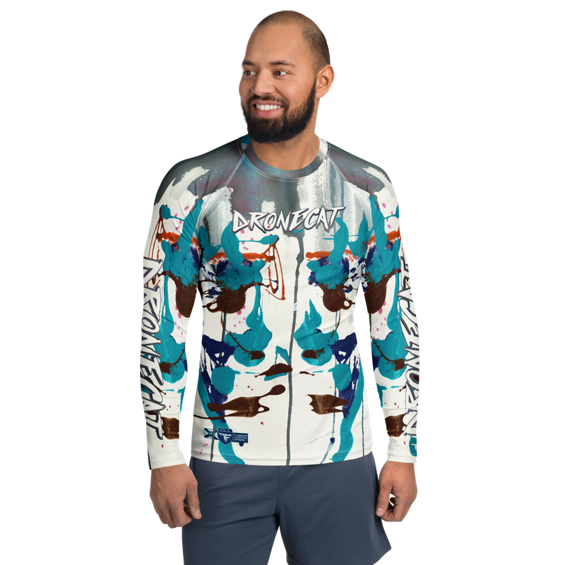 DRONECAT with ESCIENCE Premium Men's Rash Guard