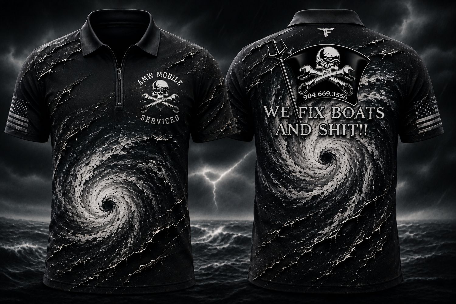 AMW Mobile Services - Custom Polo