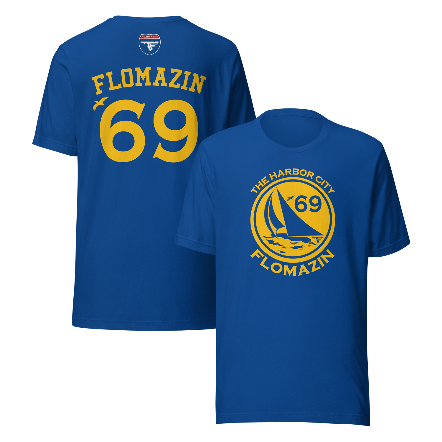 FLOMAZIN THE HARBOR CITY, MELBOURNE, FL 1969 Premium Unisex T-Shirt