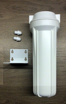 Колба фильтра вертикальная типа АТОЛЛ с кронштейном