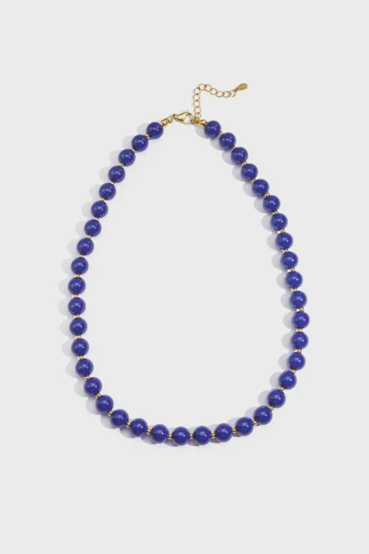 Ketting Acryl Pearl Dark Blue