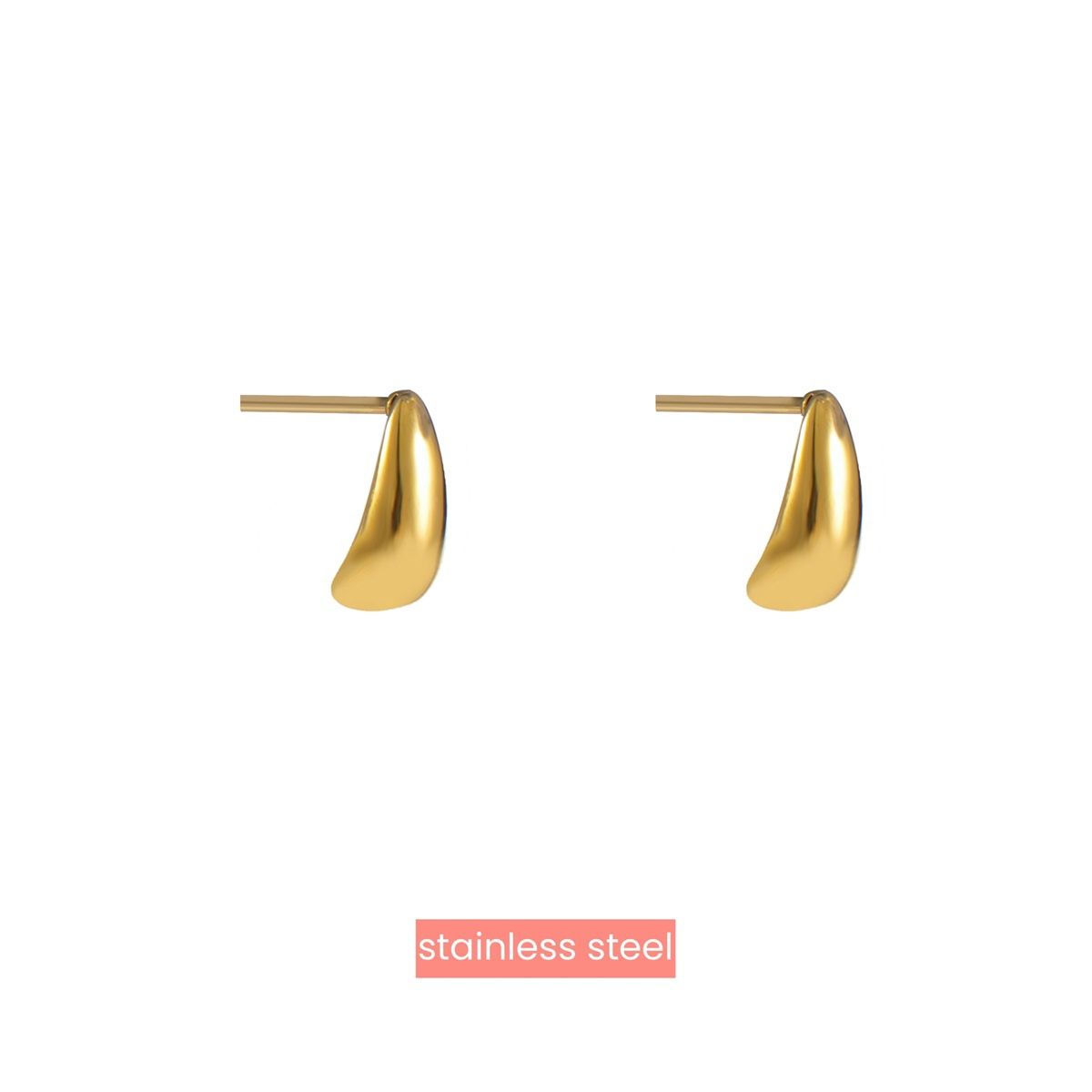 Oorbel Small Drop Stud Gold