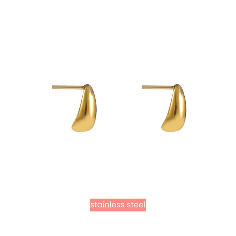 Oorbel Small Drop Stud Gold