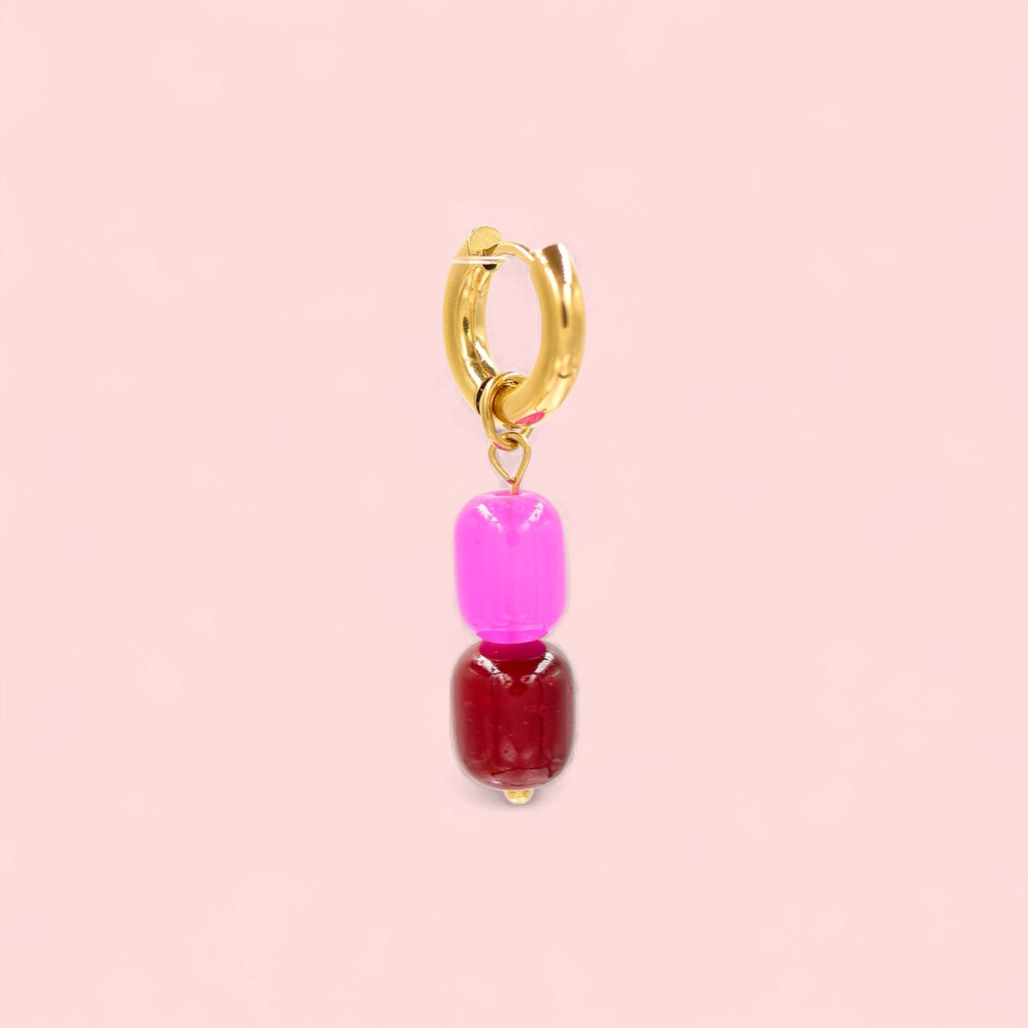 Cherry Bubblegum Oorbel