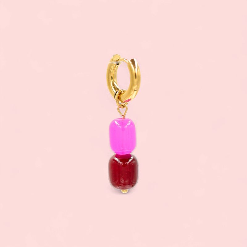 Cherry Bubblegum Oorbel