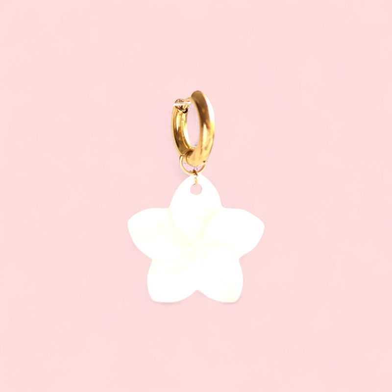 Shell Flower Oorbel