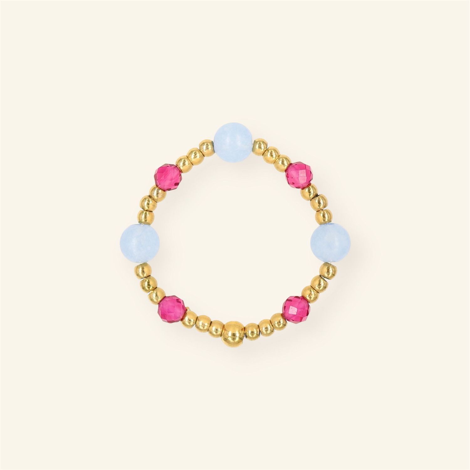 Sky Blue Fuchsia Ring
