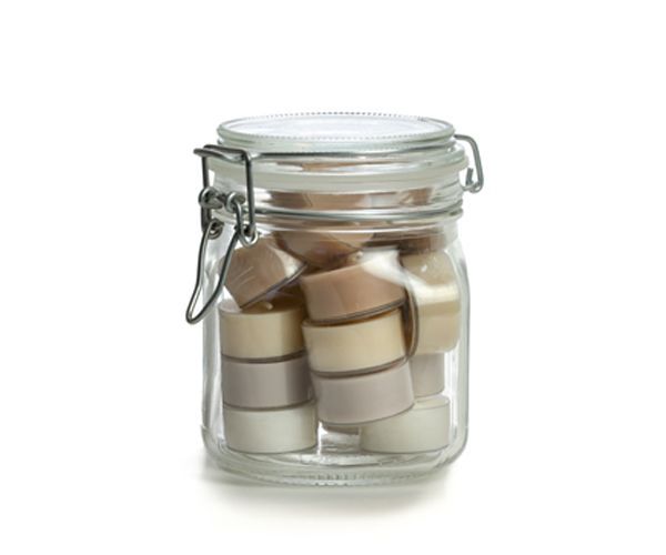 Weckpot 20 theelichtjes - Neutral