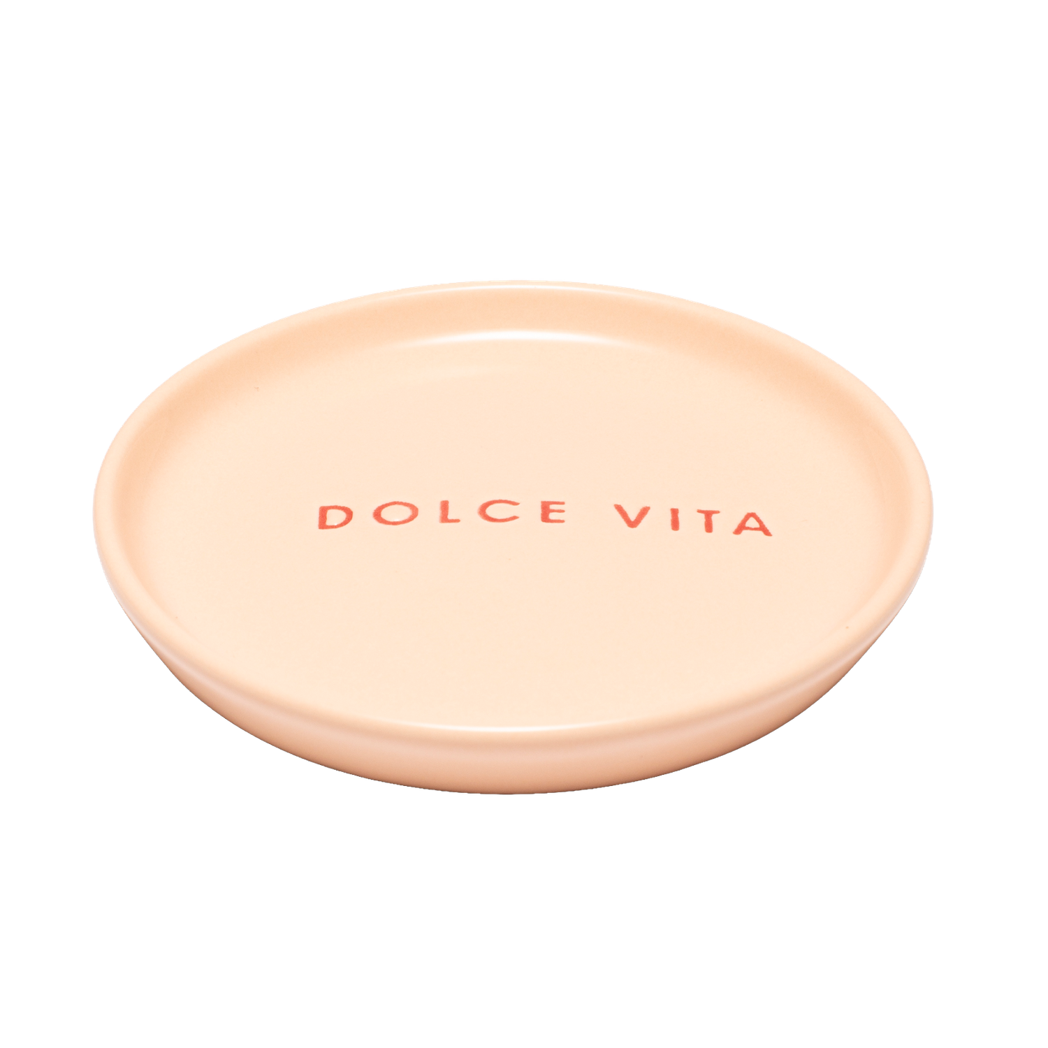 Petit Four Plate Ceramic DOLCE VITA - Salmon