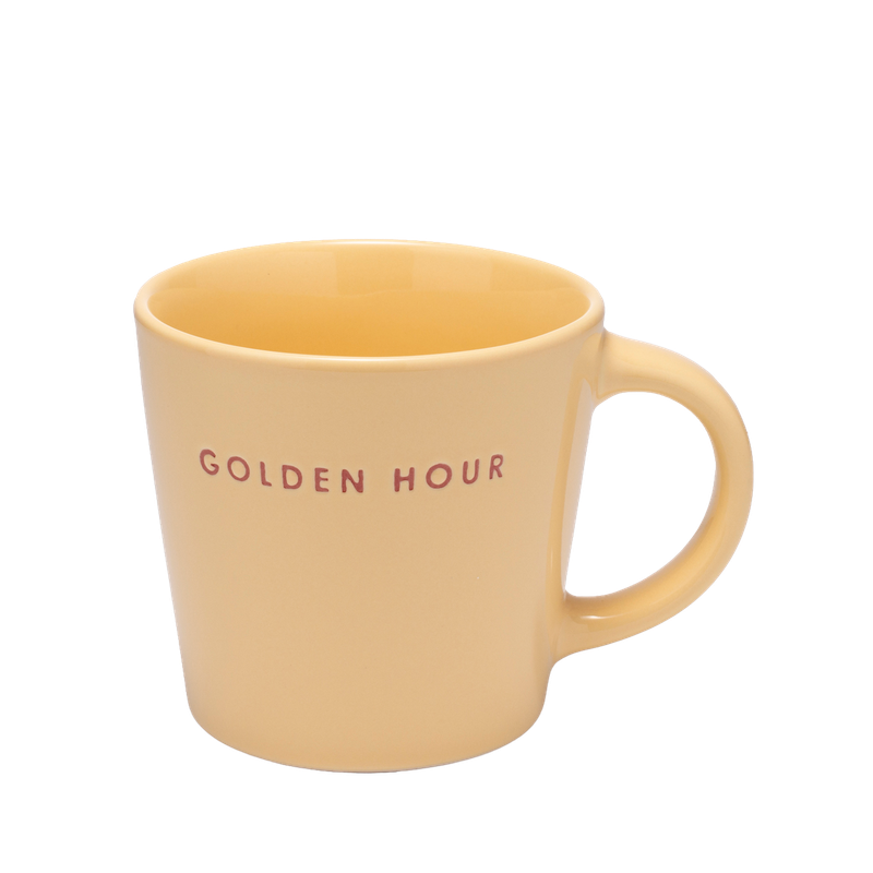 Cappuccino Cup Ceramic GOLDEN HOUR - Yellow 250ml