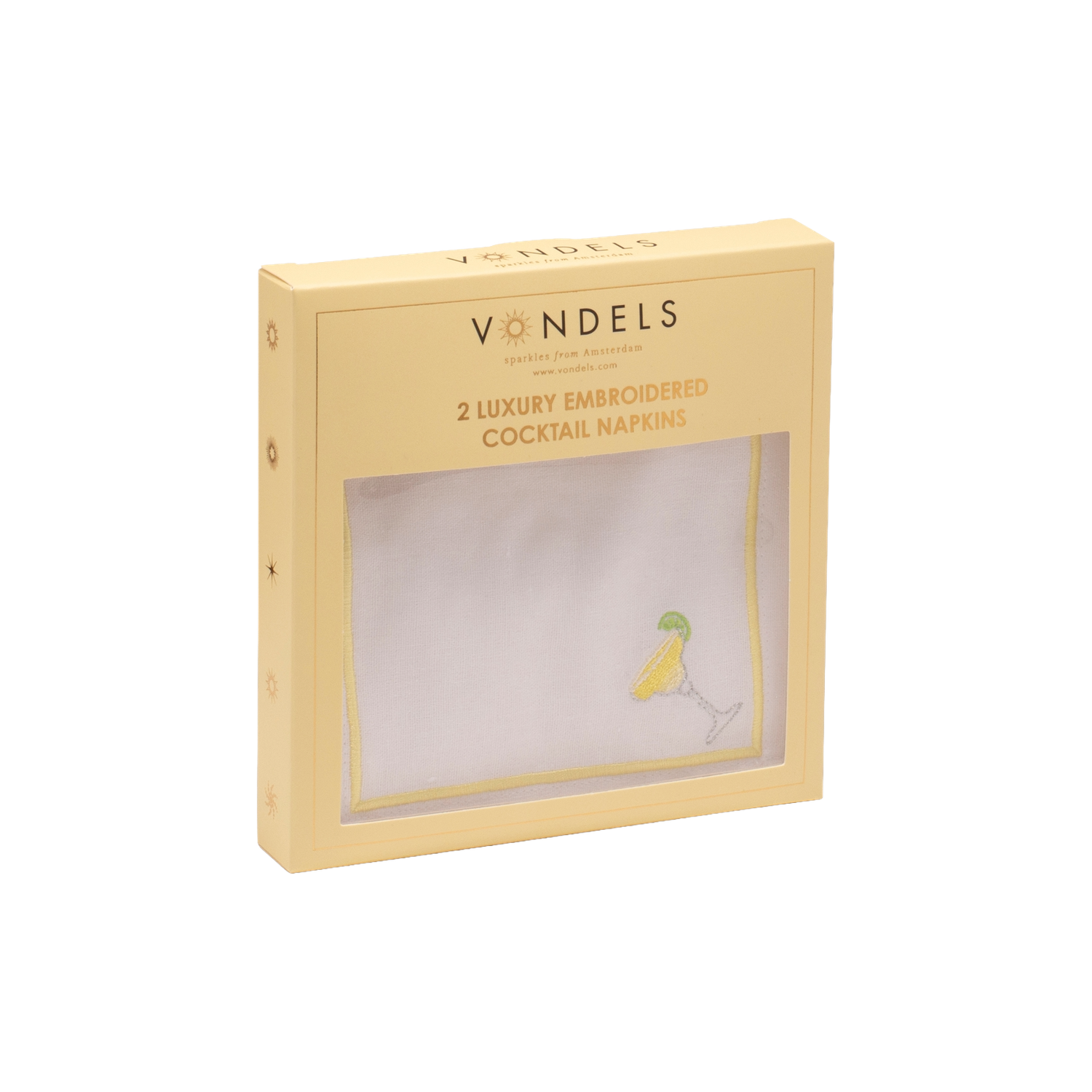 Cocktail Napkins Margarita White