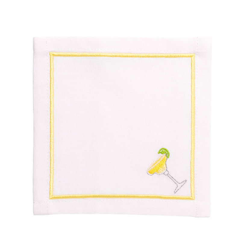 Cocktail Napkins Margarita White