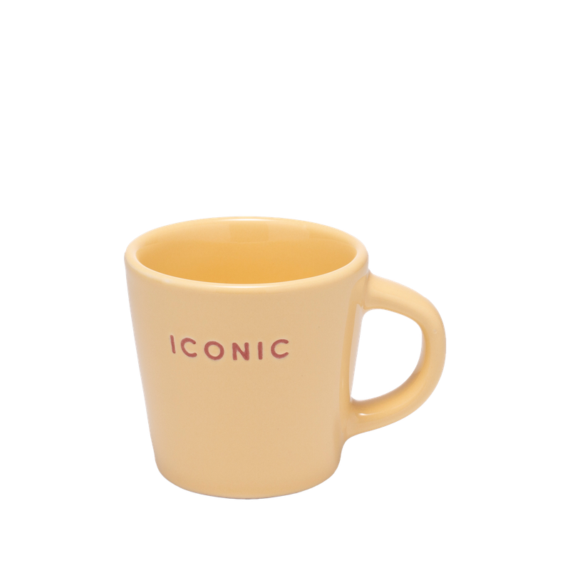 Espresso Cup Ceramic ICONIC - Yellow 80ml