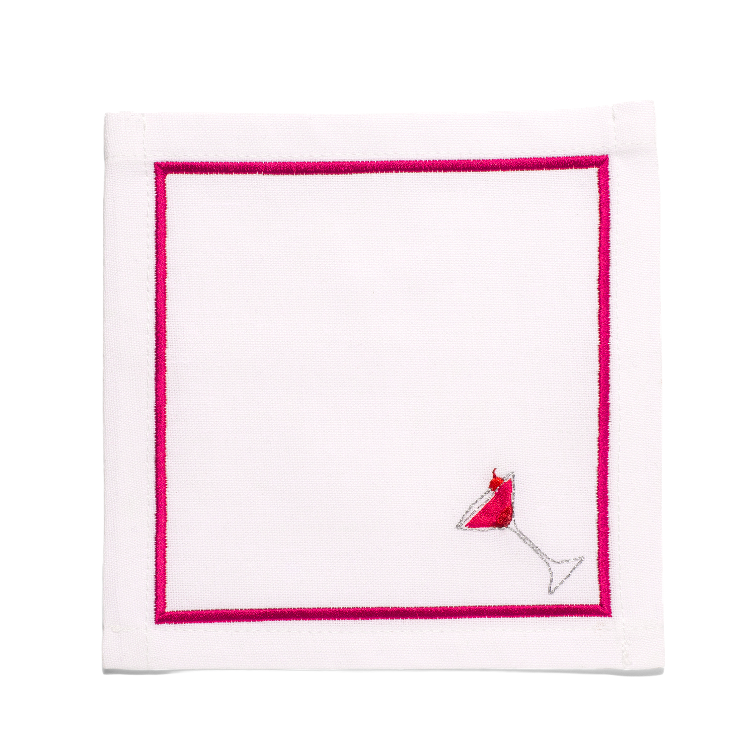 Cocktail Napkins Cosmopolitan White