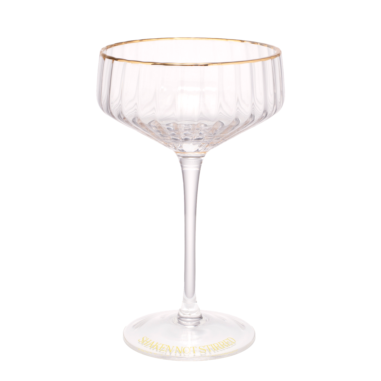Cocktail Coupe SHAKEN NOT STIRRED