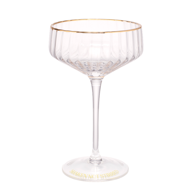Cocktail Coupe SHAKEN NOT STIRRED
