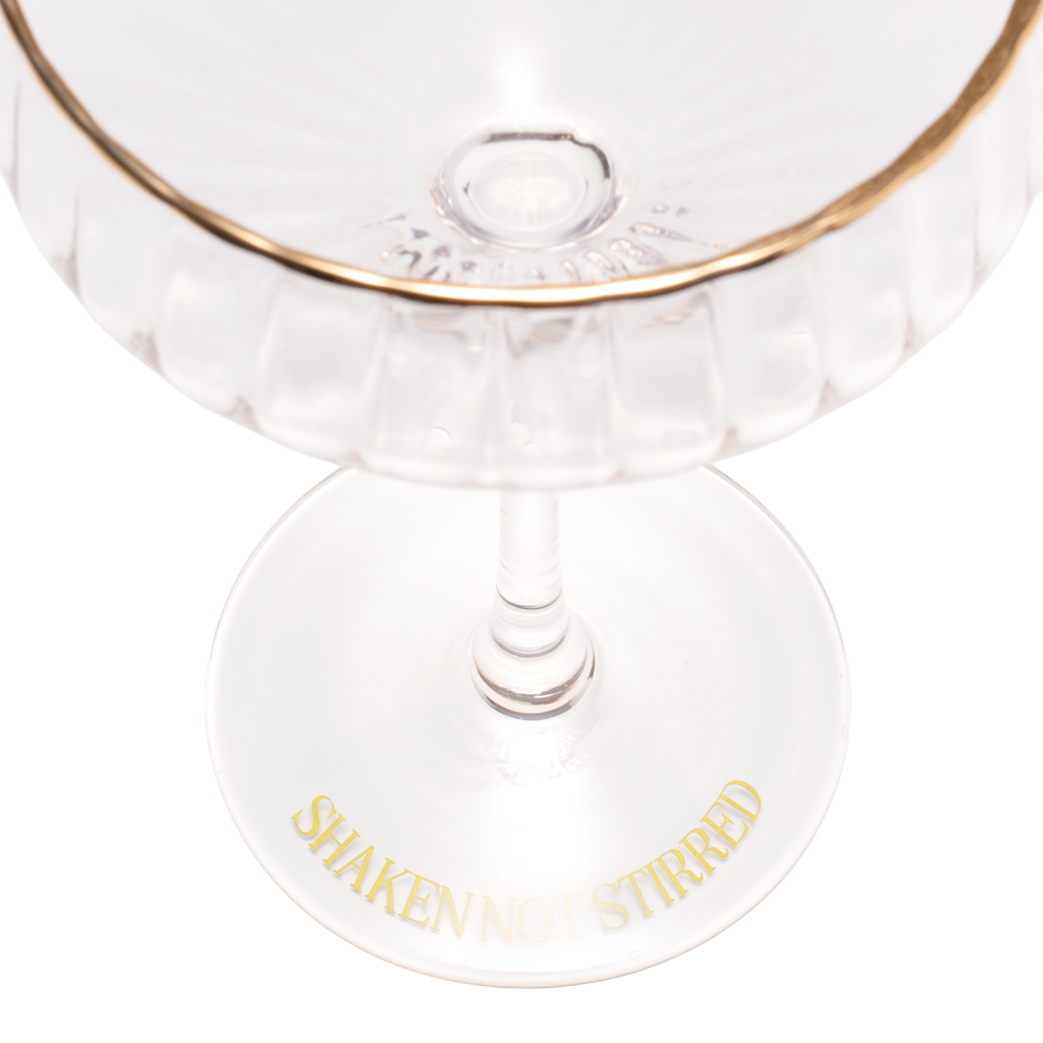 Cocktail Coupe SHAKEN NOT STIRRED