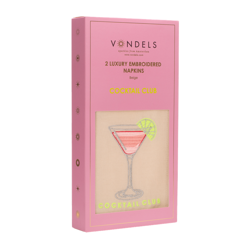 Napkins COCKTAIL CLUB - Beige