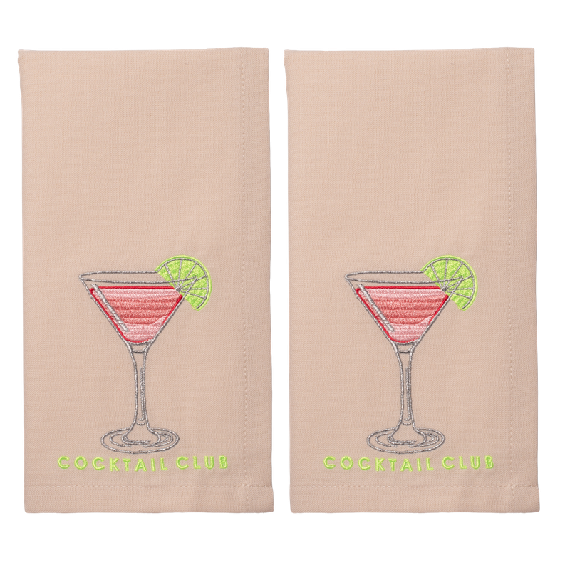 Napkins COCKTAIL CLUB - Beige Napkins COCKTAIL CLUB - Beige