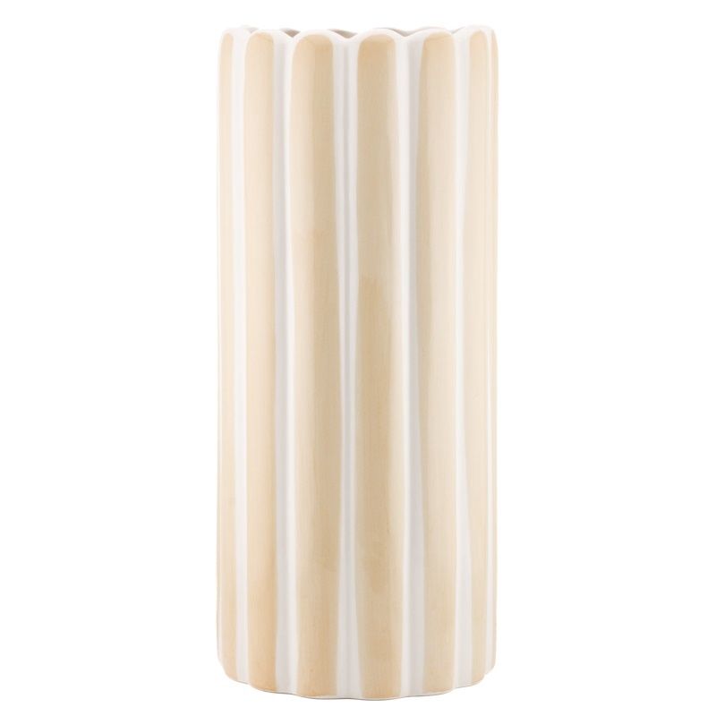 Vaas Aardewerk Stripe Beige