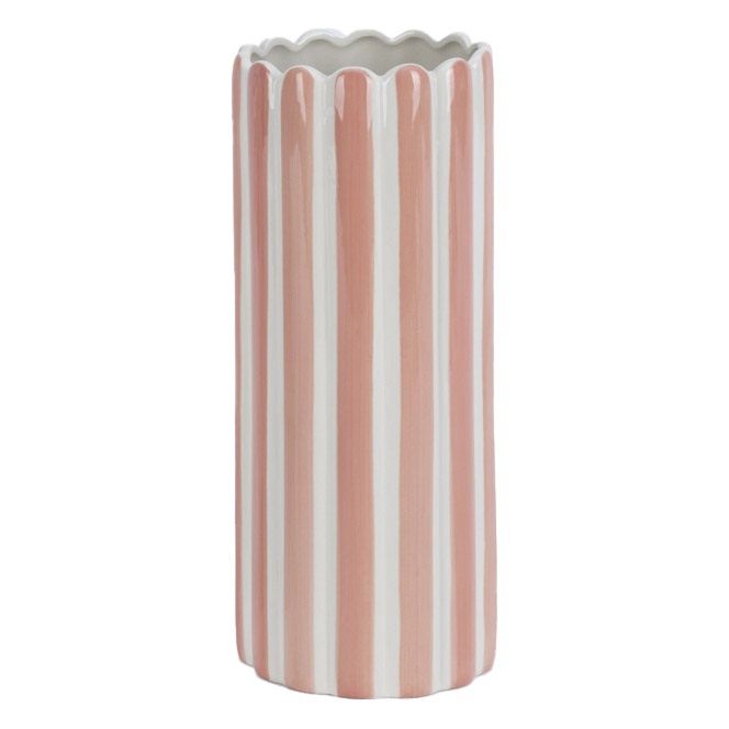 Vaas Aardewerk Stripe Peach