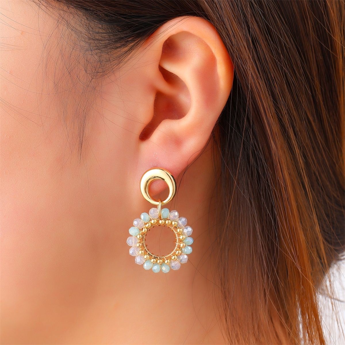 2 Rounds Stud - Blue Sky