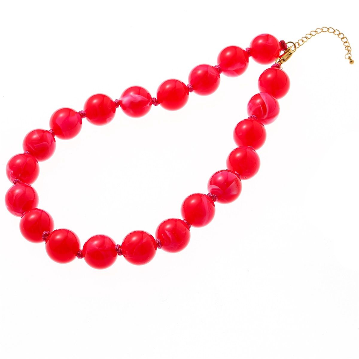 Big Stones Necklace - Fuchsia