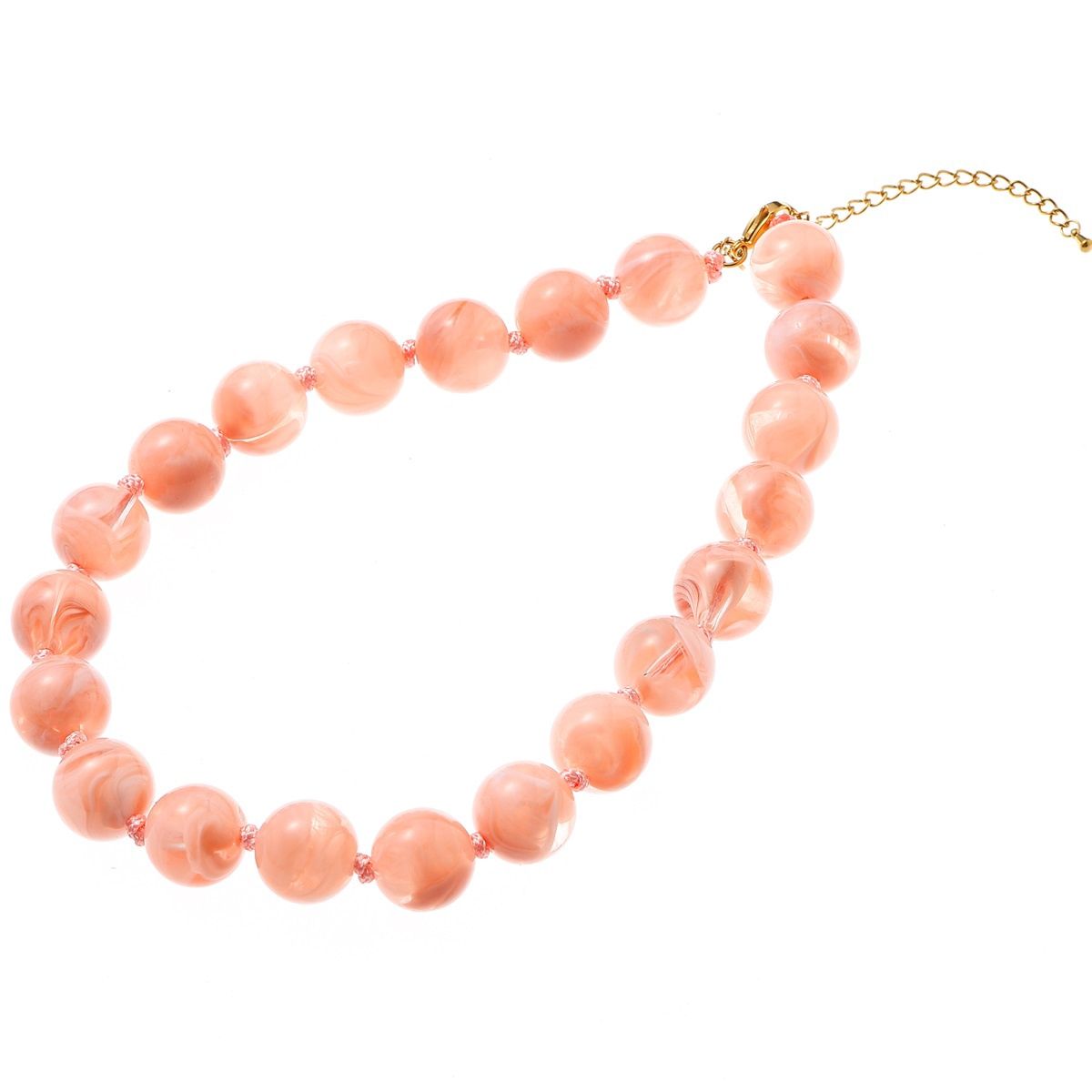 Big Stones Necklace - Pink