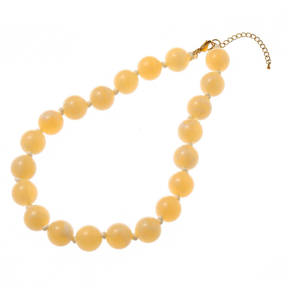Big Stones Necklace - Cream