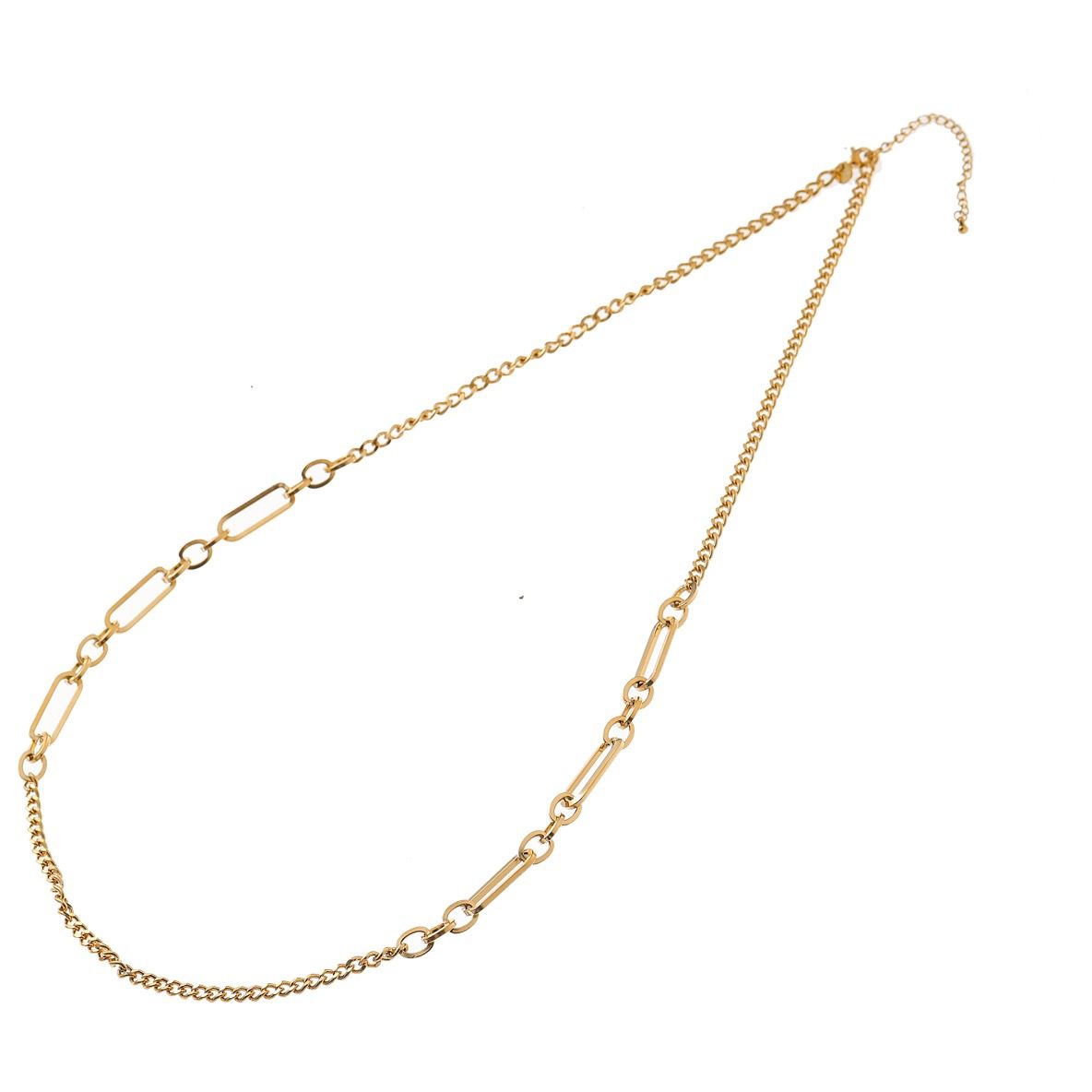 Chunky Long Necklace - Gold
